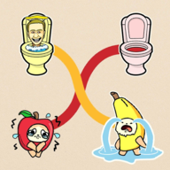 香蕉猫冲向厕所(Banana Cat Rush Draw to Toilet)