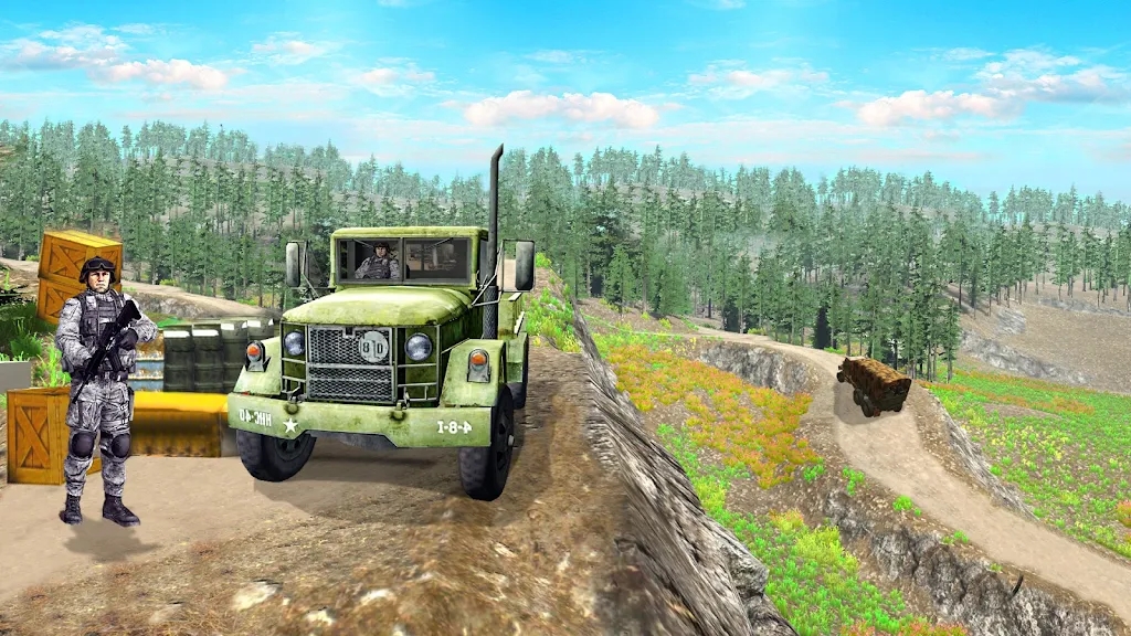 军用卡车驾驶吉普模拟(Army Truck Driving Jeep Sim)