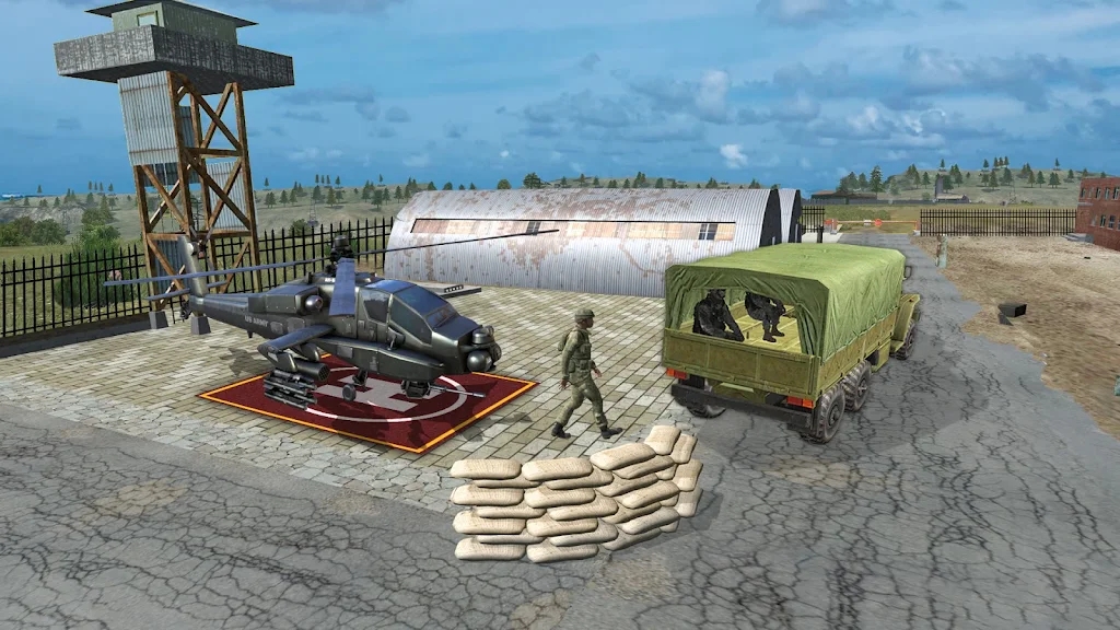 军用卡车驾驶吉普模拟(Army Truck Driving Jeep Sim)